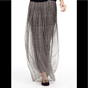 Chan Luu Snakeskin Maxi Skirt